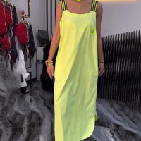 Zuri | Bequemes Kleid mit losem Schnitt und geteilten Trägern