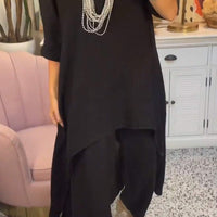 Harley | Zweiteiliger Anzug aus Baumwolle und Leinen für Damen