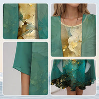 Dhara | Chic & bequem – Blusen- und Kleid-Ensemble