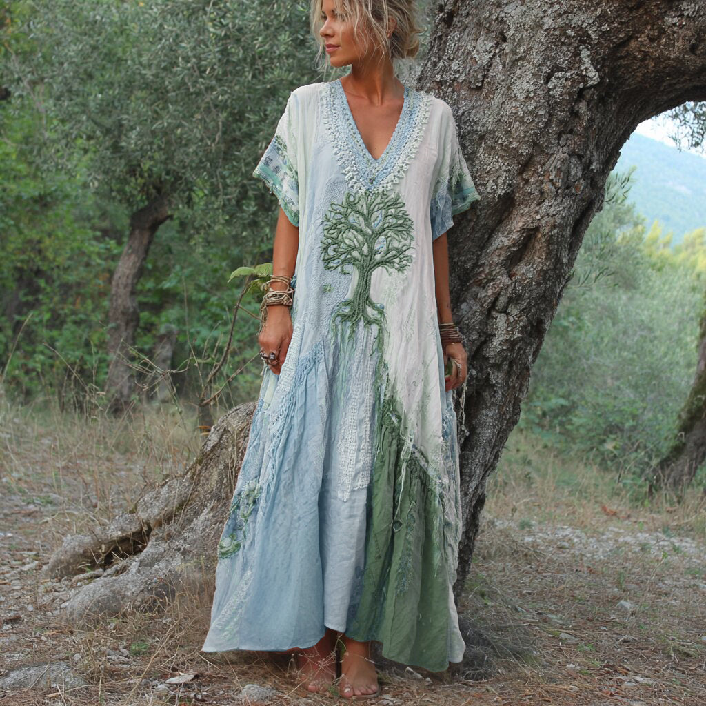 Eliana | luftiges Damenkleid, kurzärmelig, hoher Tragekomfort.