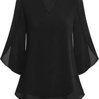 Pathy | Chiffonbluse im A-Linien-Schnitt