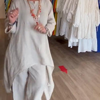 Liana | Eleganter Freizeitanzug aus Naturleinen