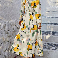 Nicel | Florales Kleid mit Laternenärmel