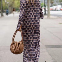 Sophie | feminines Maxikleid mit ovalem Muster