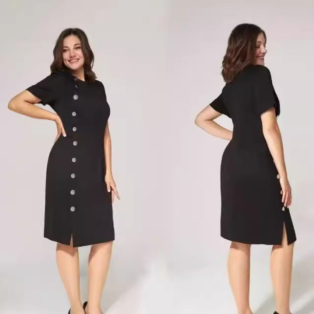 Rachel | Elegantes Kleid mit Rundhalsausschnitt