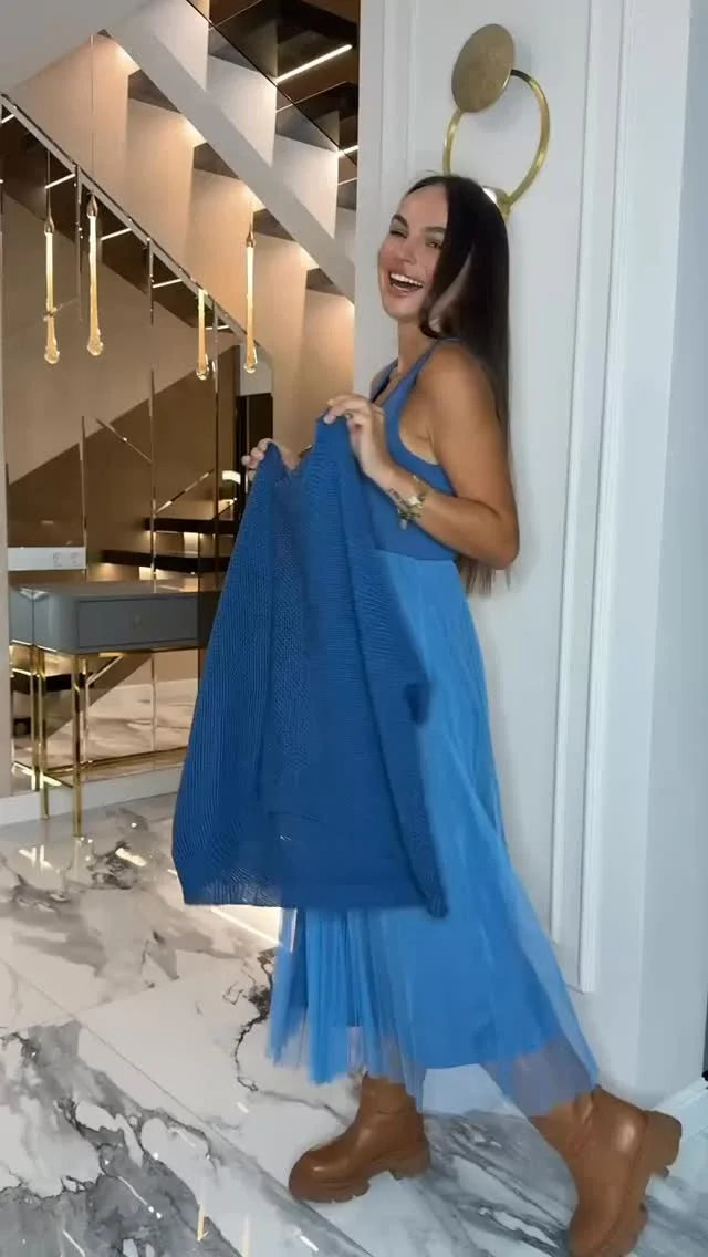 Shalyn | Set aus Mesh-Jumpsuit und Top