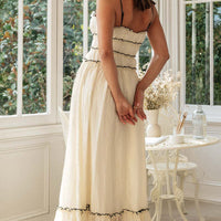 Madelyn | Feminines langes Kleid mit Spaghetti-Trägern