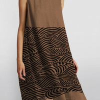 Vell | Shiftkleid mit Wellenmuster