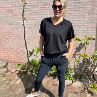 Sam | Stylisches Top mit Kartuschenmuster