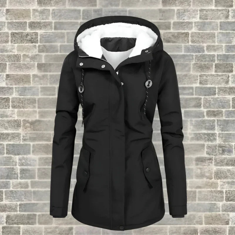 Glaizell | Faltiger Wintermantel