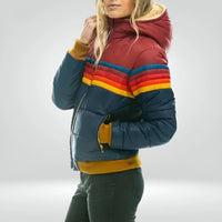 Shara | Gestreifter Sport-Hoodie