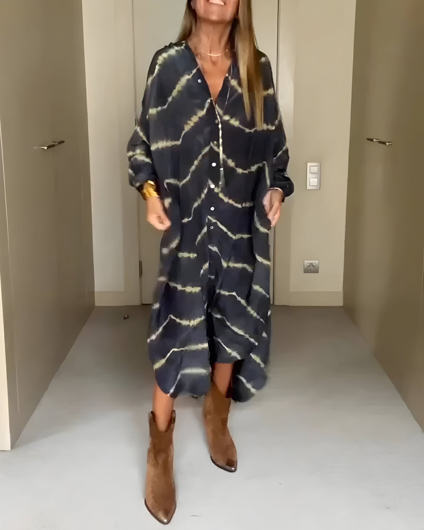 Fecia | Kimono-Kleid in Übergröße