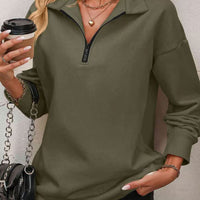 Hanna | Sweatshirt mit Reißverschluss