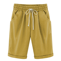 Alexandria | Lässige Übergrößen-Shorts mit elastischem Bund