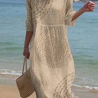 Daphne | modisches Freizeitkleid in schlichter einfarbiger Ausführung