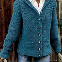 Hallie™ | Modische Strickjacke mit Knopfleiste