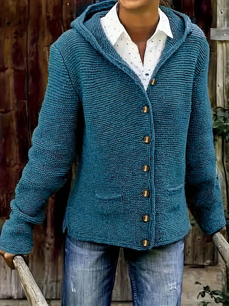 Hallie™ | Modische Strickjacke mit Knopfleiste