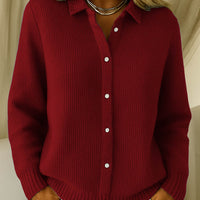 Wendela | Taillierte Baumwollstrickjacke