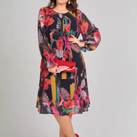 Meilani | trendiges Kleid mit floralem Muster