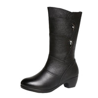 Fiora | Damen-Boots mit Plateau & Blockabsatz
