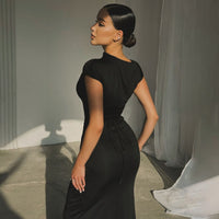 Averie™ | Leichtes Plisseekleid mit Kurzarm & Schnürung