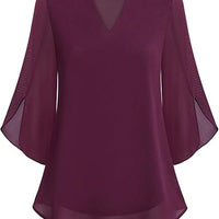 Pathy | Chiffonbluse im A-Linien-Schnitt