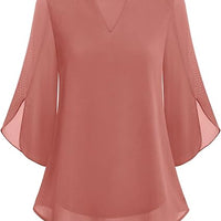 Pathy | Chiffonbluse im A-Linien-Schnitt