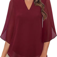 Pathy | Chiffonbluse im A-Linien-Schnitt