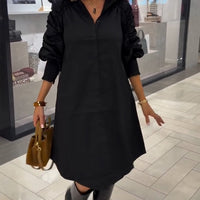 Clementine | Damen-Hemdblusenkleid mit Kragen, elegant & modern