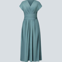 Ella | modisches Wickelkleid mit hoher Taille für Damen