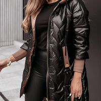 Morgan™ | Eleganter Damen-Wintermantel mit Kapuze