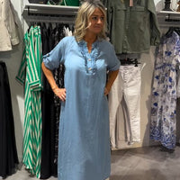 Kira | Langer Denim-Rock