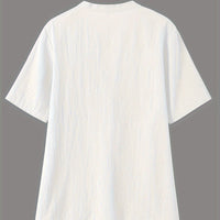 Sofia | feminines Oberteil mit V-Ausschnitt und dekorativer Knopfleiste