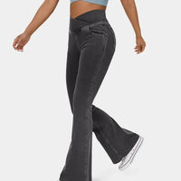 Zaira™ | Hochtaillierte Stretch-Flare-Hose