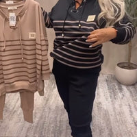 Bivia | Zweiteiliges Sport-Set mit Streifen