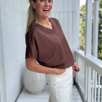 Sam | Stylisches Top mit Kartuschenmuster