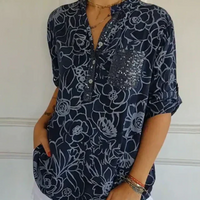 Narrisa | Bequeme Bluse mit floralen Mustern