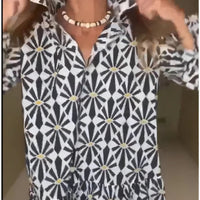 Mia | Kleid mit Boho-Print