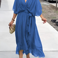 Phina | Zeitlosen Midikleid in Wickeloptik