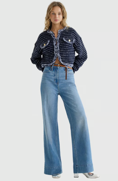 Queen | Weites Bein Denim