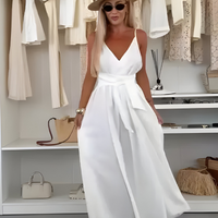 Cat | Fließendes Kleid mit Bindegürtel