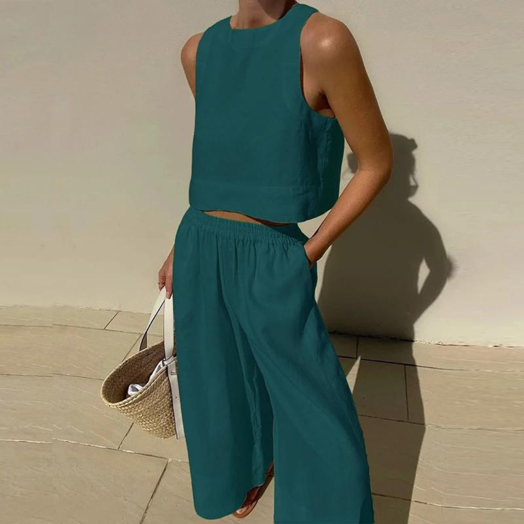 Clorrete | Feminines Set aus Top und Hose