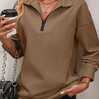 Hanna | Sweatshirt mit Reißverschluss