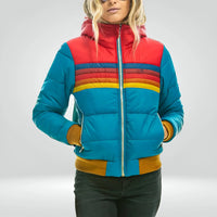 Shara | Gestreifter Sport-Hoodie