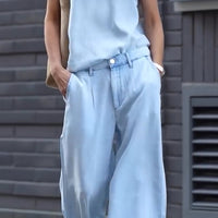 Talia | Damen Jumpsuit mit V-Ausschnitt und ärmellos