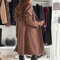 Ivy™ | Eleganter maßgeschneiderter langer Mantel für Damen