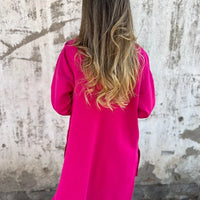 Ida | Rundhals-Reißverschluss Langarm Freizeitjacke