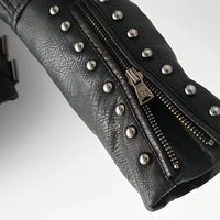 Minerva | Lederjacke mit Stickerei