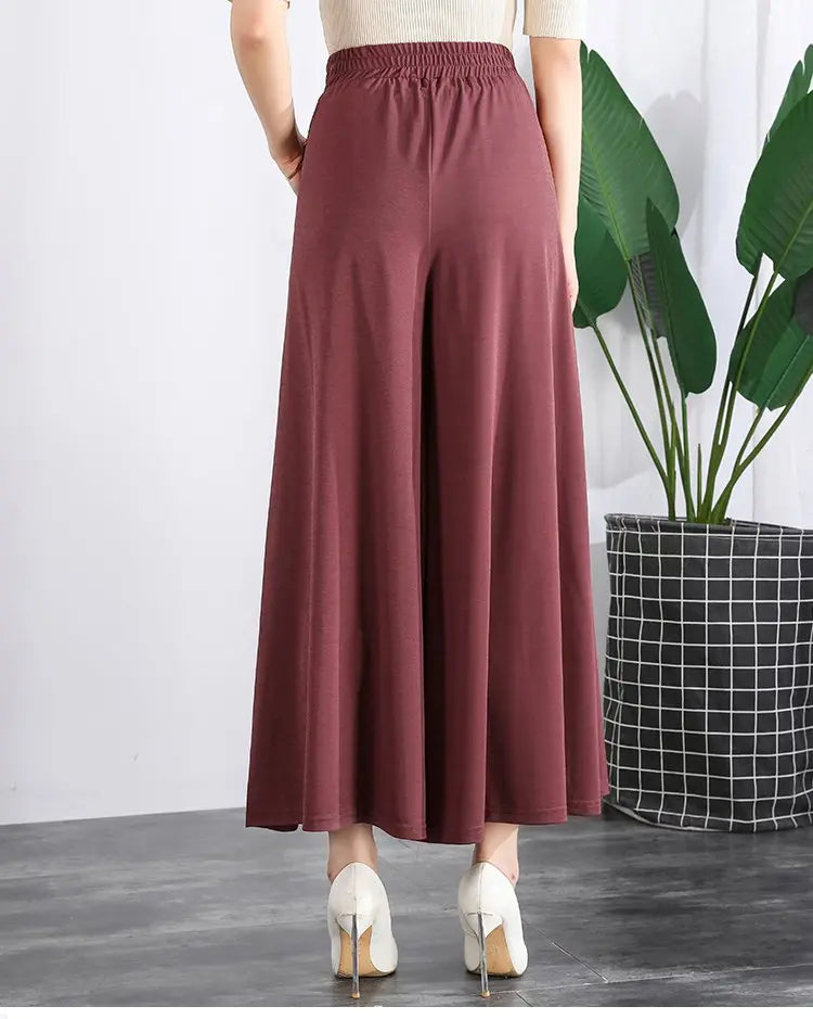 Geneva | Leichte Ice Silk Cropped Pants für den Sommer