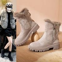 Saria | Damen-Winterstiefel aus Wolle